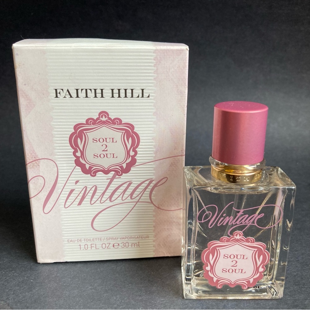 Faith Hill Vtg Soul 2 Soul Eau De Toilette Perfume Spray, New In Box 1.0 Fl Oz
